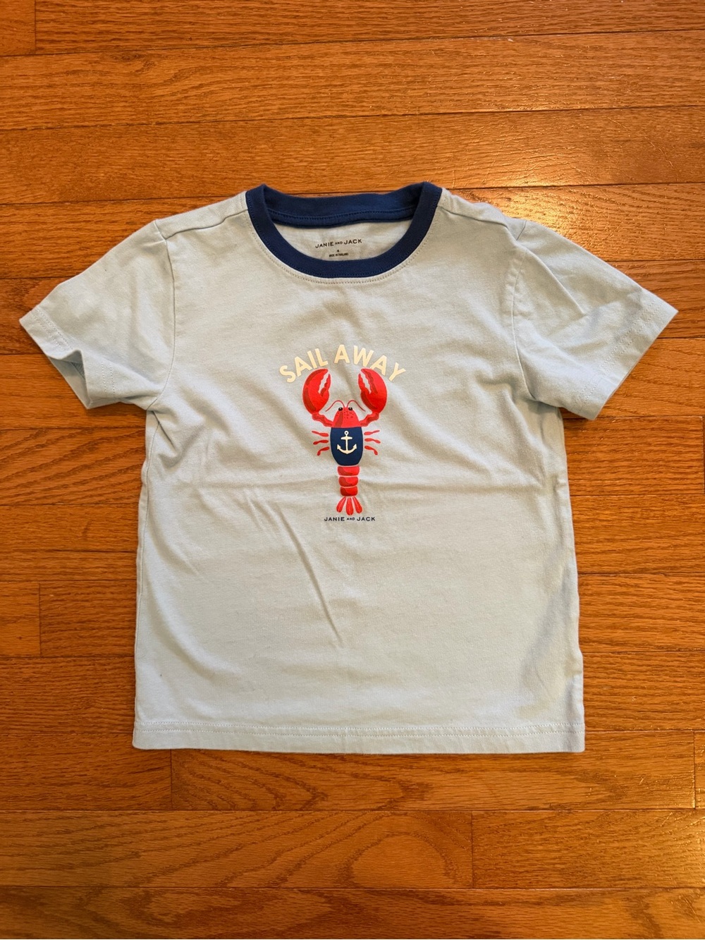 Janie and Jack Sail Away Lobster Tee